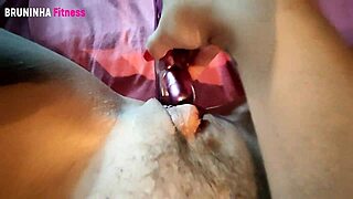 fit babe alone at home teases shaved pussy till she cums softly