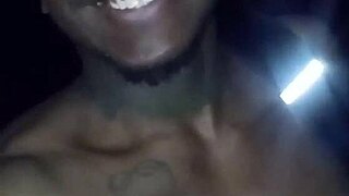 Privately Flashing Natural Tits Warm Night