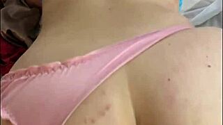 french amateur rims deepthroat in black leather lingerie doggystyle pov