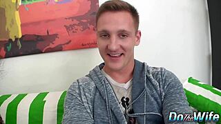 cuck stares ashamed as tiny tit wife jessica malone rides stud hard