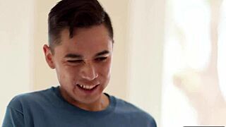 Stepmom Catches Stepson Banging Neighbor in Hot Threesome