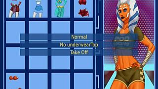 whoa check out this orange trainer shaking her juicy ass boobs and giving a teasing handjob 😍🍑💦