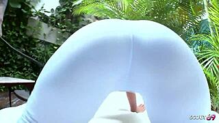 sexy brazilian teen bitch shakes ass begs stranger for first anal pounding