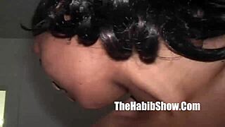 Ghetto hood 18 year bitch gets amateur group banged hard