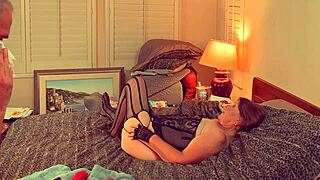 Stripper Granny Carmen Begs for Creampie Pounding