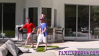 yo milf tell me how good that teen rod tastes before we fuck at the bbq