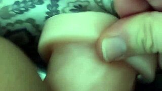 Double penetration cock in ass toy in pussy screams moans