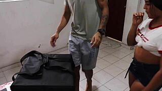 wanna feel my colombian roommate's real vagina or the doll's?