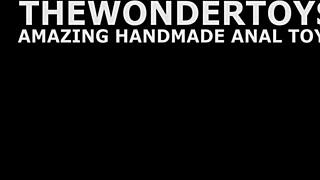 daniela ortiz stretches her ass with handmade balldog size l, adds intense anal fisting.