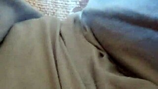 she slips hand into pajamas touching herself to orgasm in bedroom