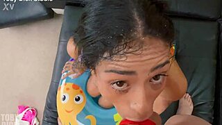 breiny zoe rims ass then takes throatfuck anal pounding