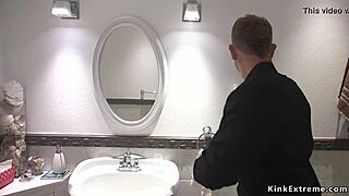 Blonde Bondage Slave Tied Up Fucked Rough in Dripping Pussy