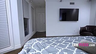 Blonde stepmom: i crave young cock so bad on this sofa 😩🔥