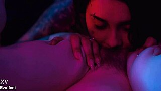 ACIDALIA WORSHIPS FEET FIRST TIME LATINA LESBIAN LICK