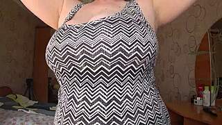 big gorgeous curves sway enticingly in intimate close-up reveal