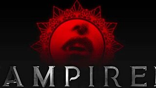 Brunette vampire mesmerizes cute blonde ashby into lesbian slave scissoring