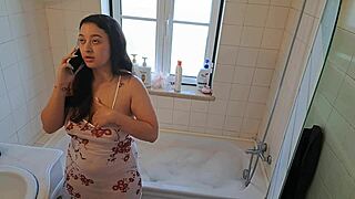 Latina Wife Calls Handyman for Hot Tub Fix Turns Suggestive