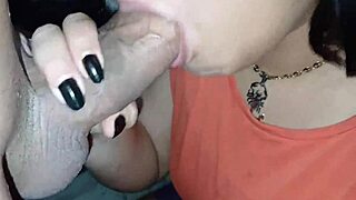 hot stepsis sneaks blowjob in playroom till creampie