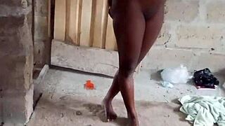 Naughty Teen Teases Face and No-Face While Masturbating and Moaning