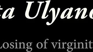 rita ulyanova's shaved teen pussy deflowered hard by poolside