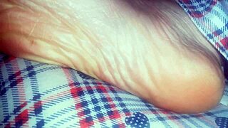 nicoletta walked barefoot all day now her tired feet need some dirty attention from her italian slave