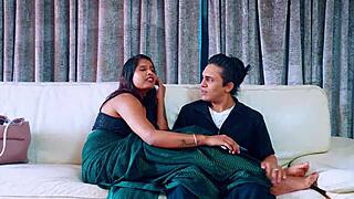 damn, milky big-boob bhabhi moans loud riding devar's huge cock hard