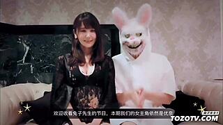 Interactive Gameshow with Chinese Contestants in Steamy Challenges