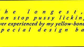 omg babe's pussy LICKED non-stop for longest time ever 😍👅 longest pussy eating!!