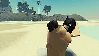 im fuckin my roblox catgirl beachside creampie time!!