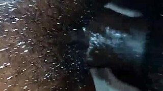 Tall Skinny Oiled Black Girl Takes Monster Cock Deep in Ass