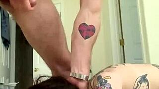 😈 omg this pain slut screams as monster cock dominates her completely 💦