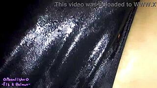 slippery navy swimsuit crossdresser lotion fun 🏊‍♂️💦