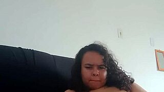 Chubby Brunette Latina Prostitute Masturbates Pussy with Vibrators to Intense Orgasm in Hardcore POV