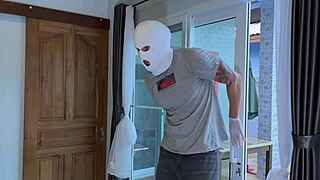 Want to see our break-in fuck on their bed?