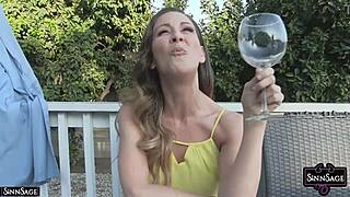 cherie deville rides lover's cock hard then fingers herself wildly! 🔥💦