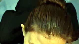 my heart races feeling her tight young pussy grip my huge cock in the bathroom mirror