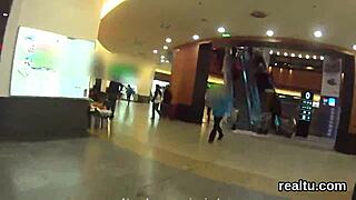 adorable czech sweetie tempted in shop strips rides cock pov hardcore