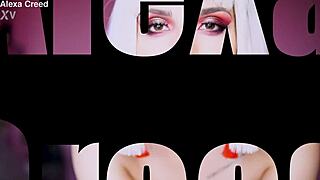 Pathetic loser jerks to my huge tits big nipples in heels joi