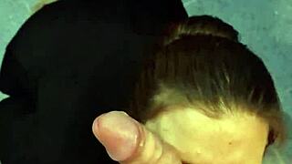 my heart races feeling her tight young pussy grip my huge cock in the bathroom mirror