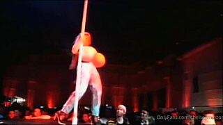 Bustiest Stripper Dances Huge Tits Ripped Clothes Monster Display