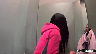 adorable czech sweetie tempted in shop strips rides cock pov hardcore