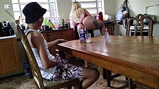 parte 3 - tiffany montanari taught virgin how to dominate... she drank piss he choked her pussy fucked nervous but learned check closed