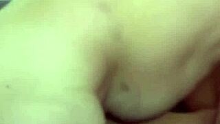 Homemade Fuck with Horny Neighbor Turns Passionate After Bathroom Cock Suck