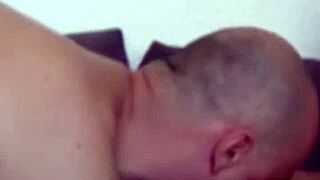 Homemade Fuck with Horny Neighbor Turns Passionate After Bathroom Cock Suck