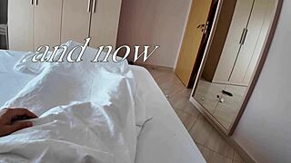 stepson dreams of banging naked stepmom's huge natural tits pussy