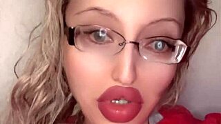 imagine slipping into lipstick and glasses for this russian crossdresser's full fetish storyline movie