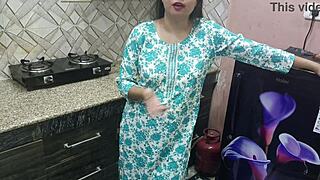 Indian Stepmom's Kitchen Lust Overwhelms Young Stepson