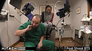 BACKSTAGE WITH DOCTOR-TAMPA AS FRESHMAN KALANI LUANA GETS MANDATORY HITACHI ORGASM PUSSY CLOSEUP