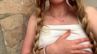 Desperate For Stepdad's Cock In Front Yard