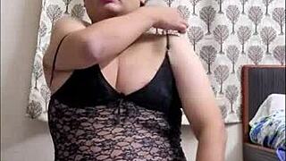 shemale monica m teases nipples masturbating small cock desperately